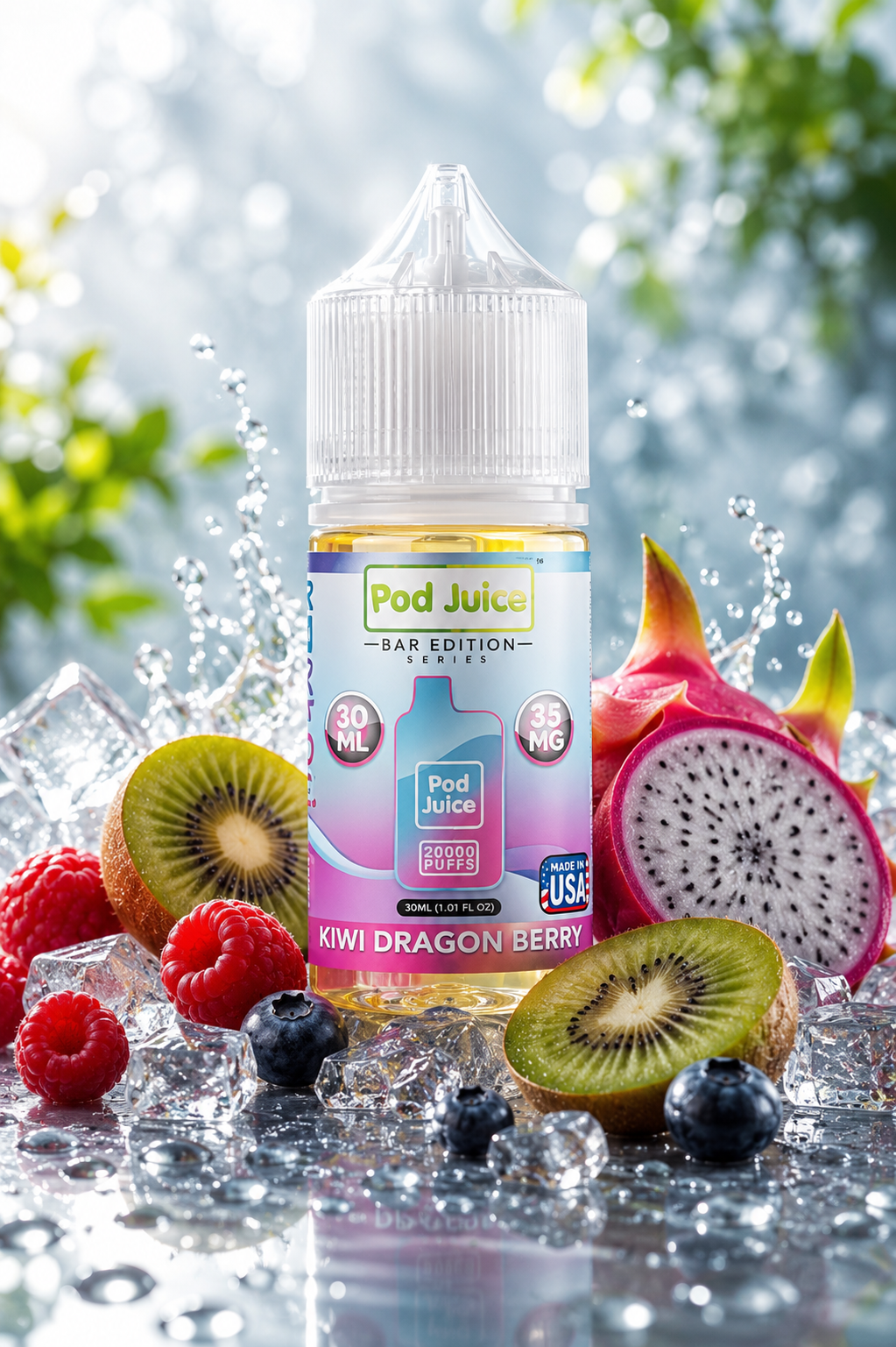 KIWI DRAGÓN BERRY / NIC SALTS 30ML - POD JUICE