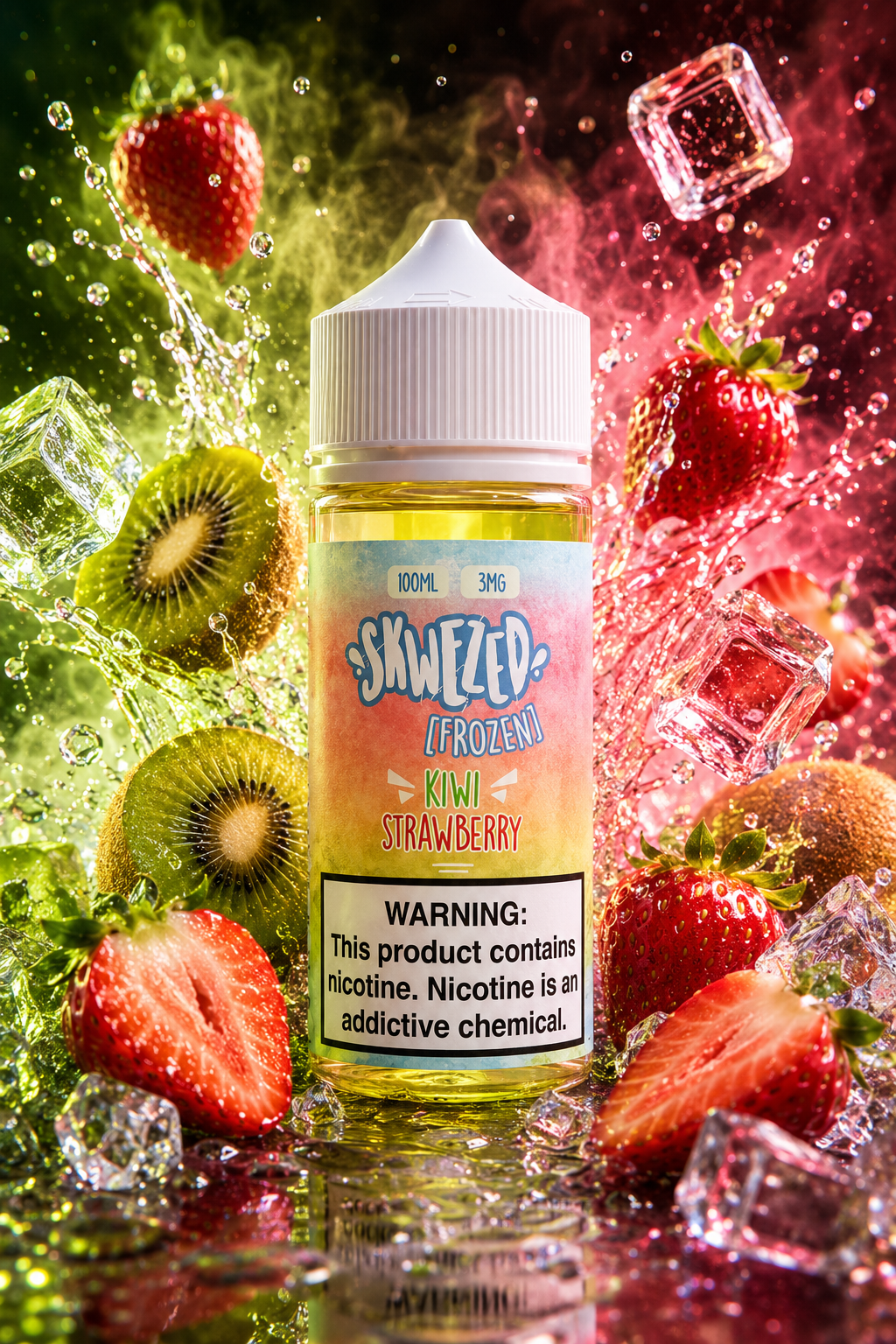 KIWI STRAWBERRY FROZEN - SKWEZED - 100ML