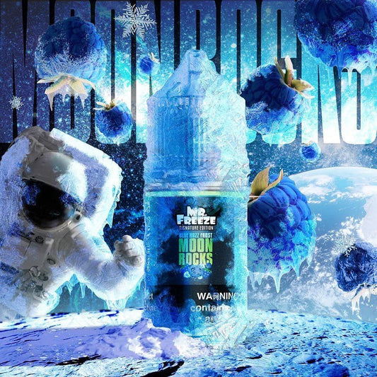 BLUE RAZZ FROST MOON ROCKS - MR. FREEZE - 100ML