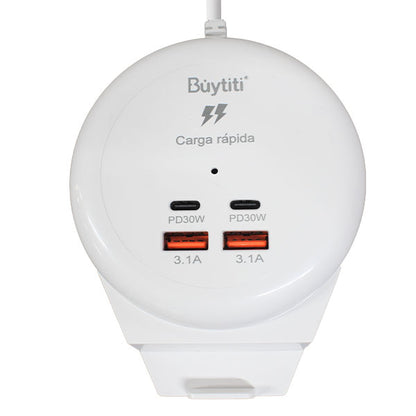 MULTICONTACTO USB/USB-C CON BASE PARA CELULAR