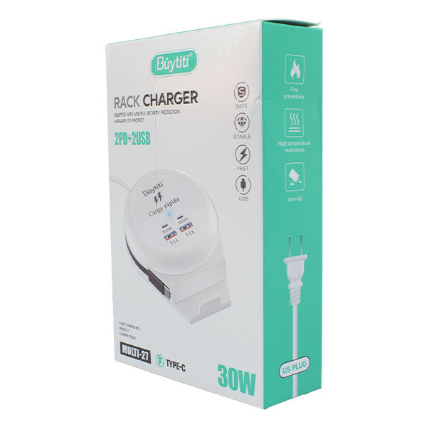 MULTICONTACTO USB/USB-C CON BASE PARA CELULAR