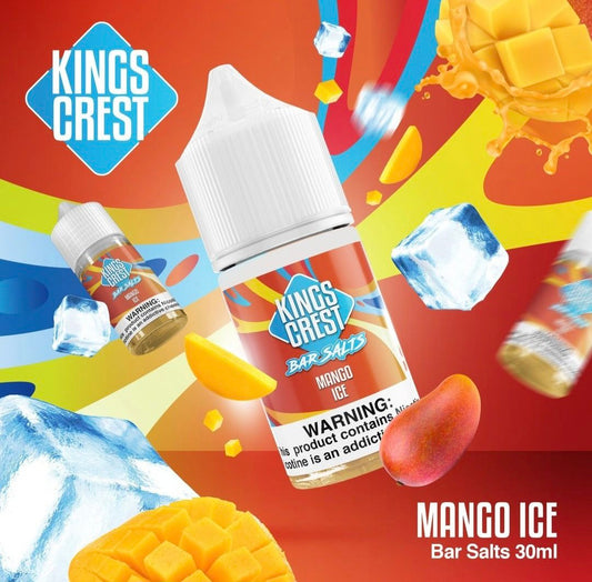 MANGO ICE / NIC SALTS 3OML - KINGS CREST BAR