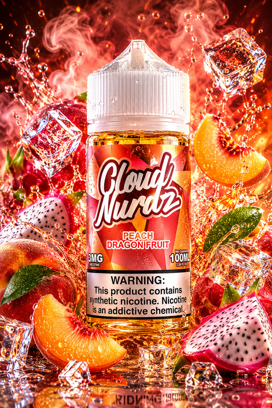 PEACH DRAGÓN FRUIT - CLOUD NURDZ - 100ML