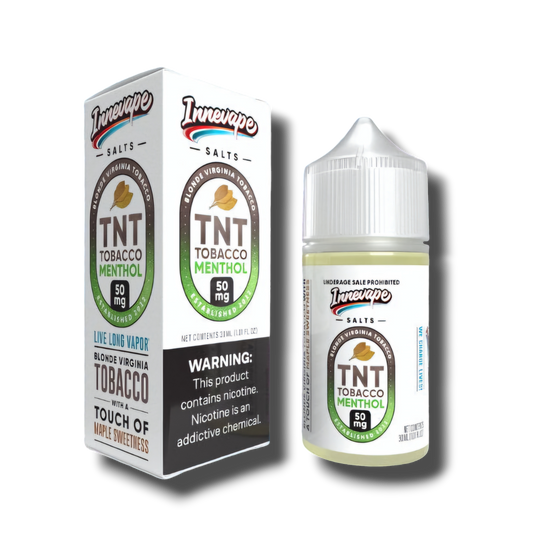 TNT TOBACCO MENTHOL / NIC SALTS 30ML - INNEVAPE