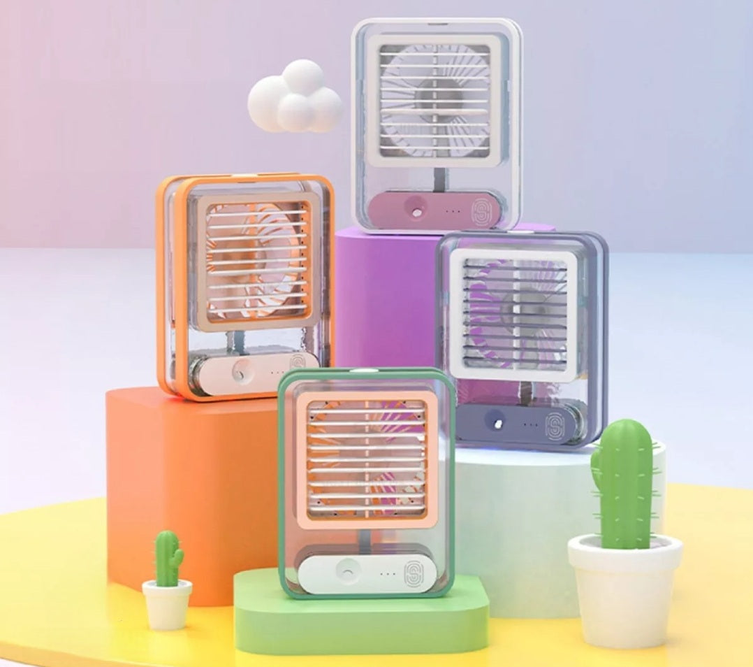 VENTILADOR CON CON VAPOR (HUMIDIFICADOR)