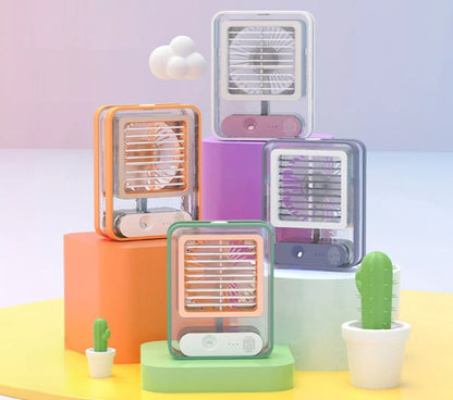 VENTILADOR CON CON VAPOR (HUMIDIFICADOR)