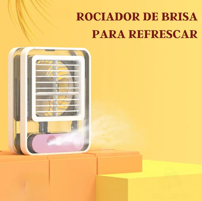 VENTILADOR CON CON VAPOR (HUMIDIFICADOR)