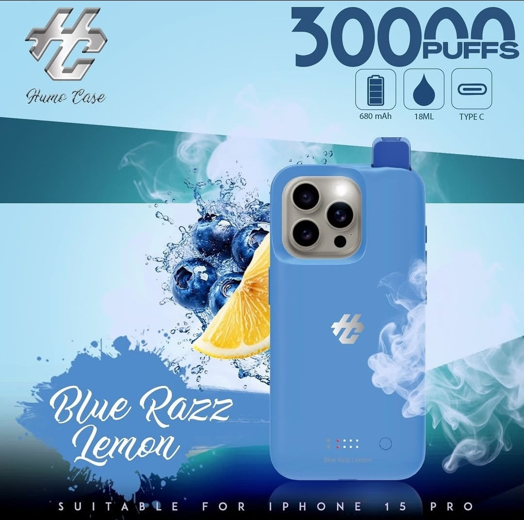 HC FUNDA VAPE IPHONE 30,000 (PROMO) SOLO PARA IPHONE 14 Y 15 NORMAL Y PRO