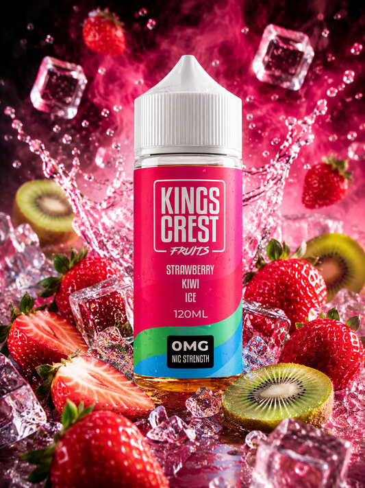 STRAWBERRY KIWI ICE - KINGS CREST FRUITS - 120ML