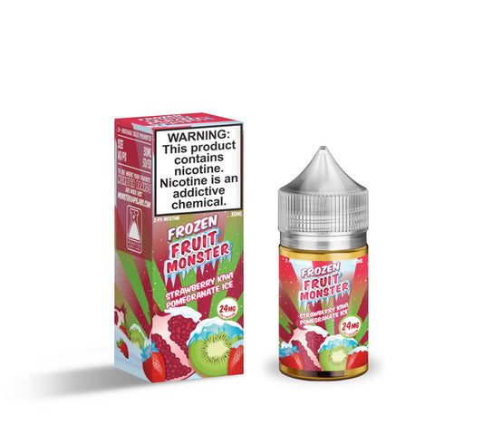 STRAWBERRY KIWI POMEGRANATE ICE / NIC SALTS 30ML - MONSTER FROZEN