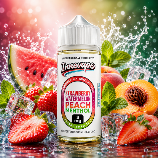 STRAWBERRY WATERMELON PEACH MENTHOL - INNEVAPE - 100ML