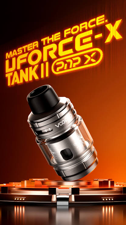 ATOMIZADOR UFORCE-X 2 TANK - PnPx - VOOPOO Entrada 510