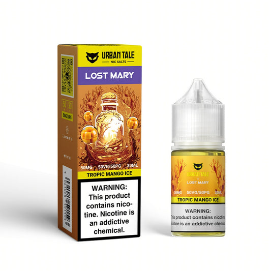 TROPIC MANGO ICE / NIC SALTS 30ML - URBAN TALE (LOST MARY)
