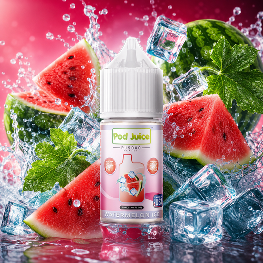 WATERMELON ICE / NIC SALTS 30ML - POD JUICE