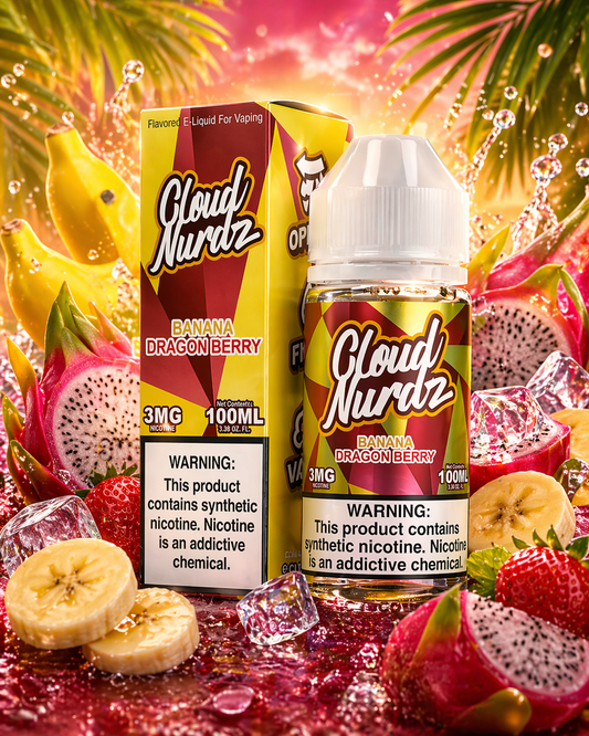 BANANA DRAGÓN BERRY - CLOUD NURDZ - 100ML