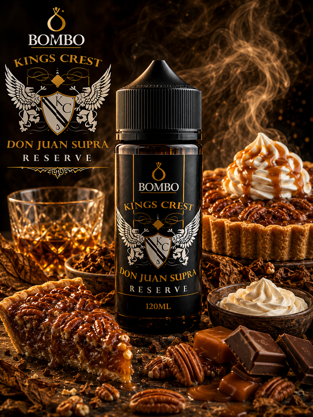DON JUAN SUPRA RESERVE - KINGS CREST + BOMBO - 120ML
