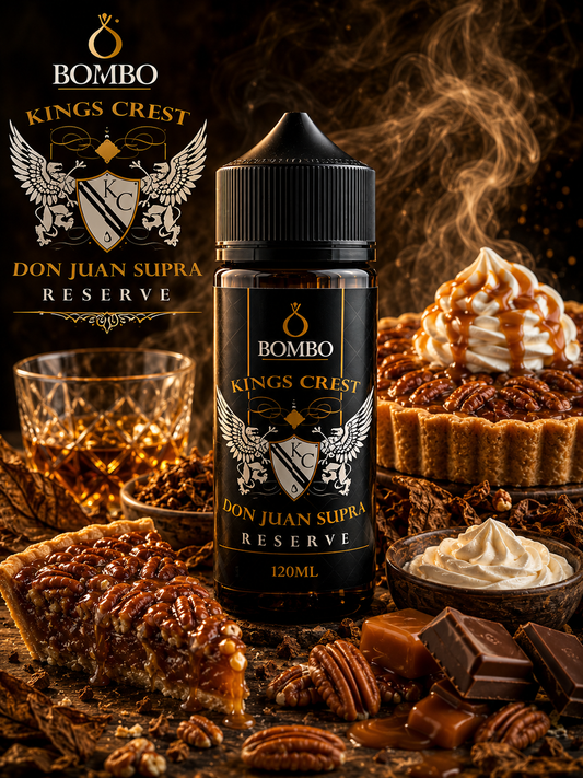 DON JUAN SUPRA RESERVE - KINGS CREST + BOMBO - 120ML