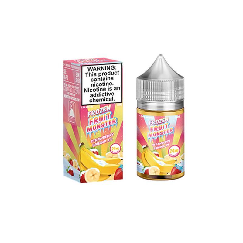 STRAWBERRY BANANA ICE / NIC SALTS 30ML - MONSTER FROZEN