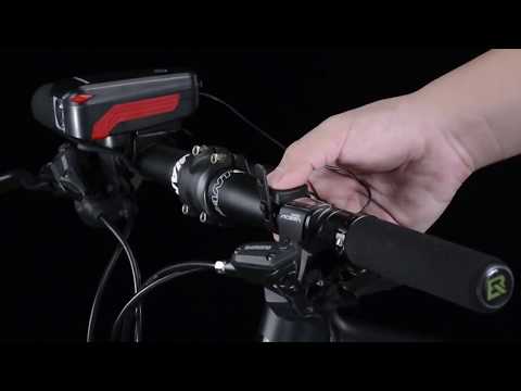 LÁMPARA PARA BICICLETA CON CLAXON