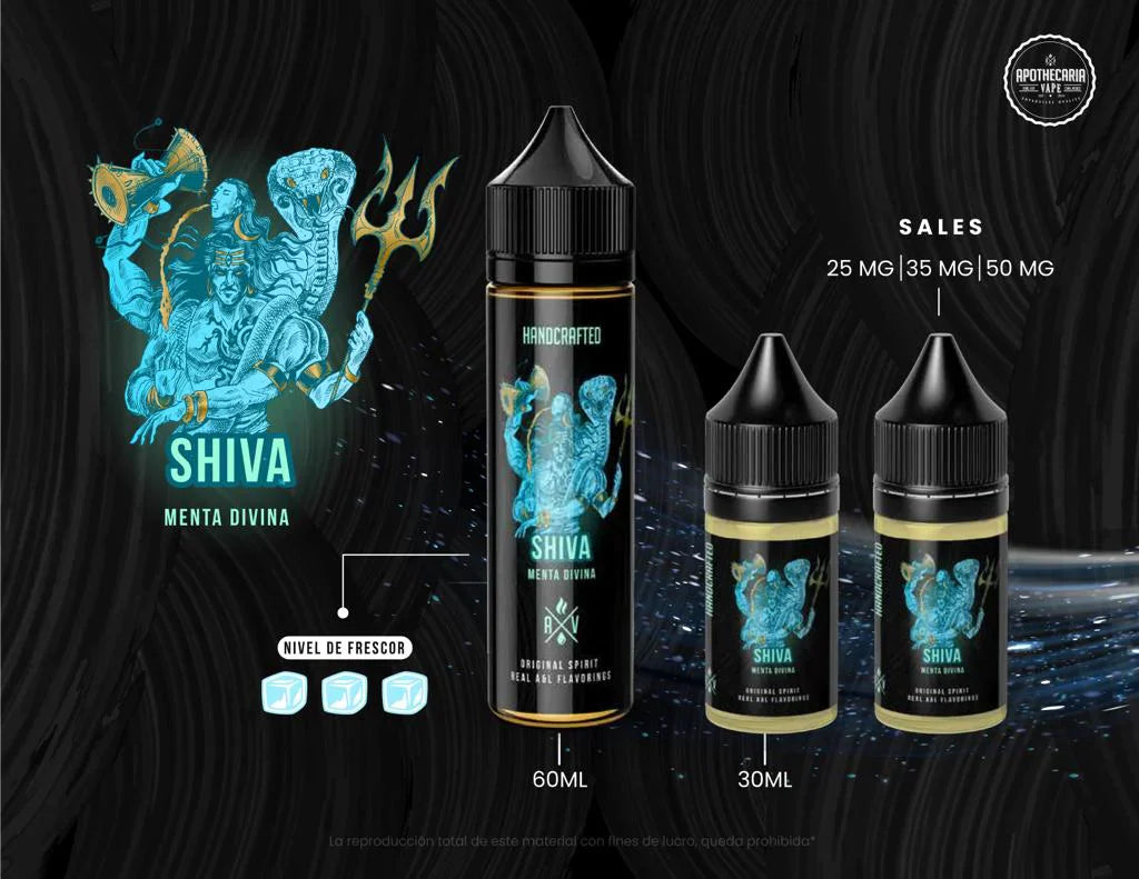 SHIVA / NIC SALTS 30ML - APOTHECARIA