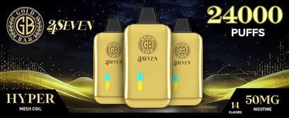 GOLD BAR 24 SEVEN 24,000