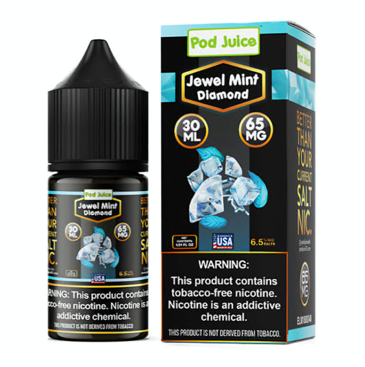 JEWEL MINT DIAMOND 65MG / NIC SALTS 30ML - POD JUICE