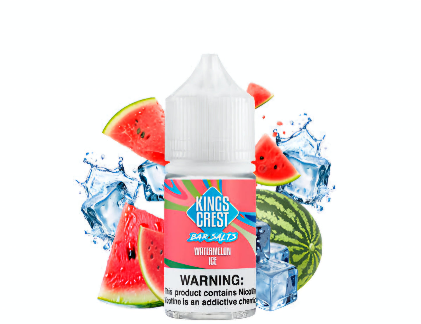 WATERMELON ICE
/ NIC SALTS
3OML - KINGS
CREST BAR