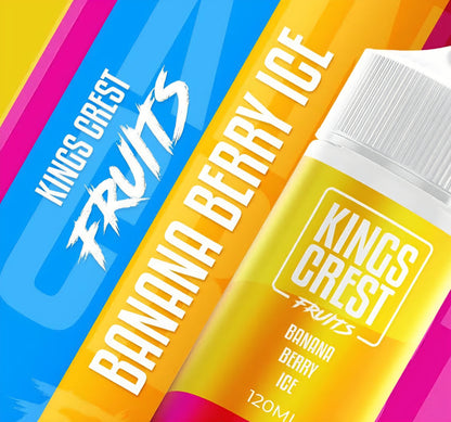 BANANA BERRY ICE - KINGS CREST FRUITS - 120ML