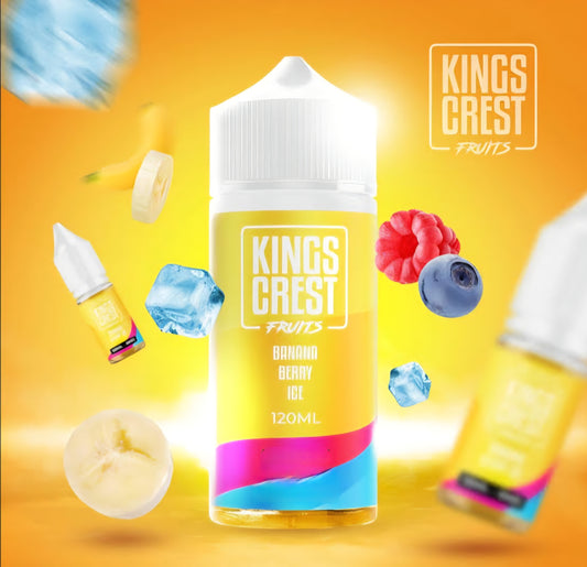 BANANA BERRY ICE - KINGS CREST FRUITS - 120ML