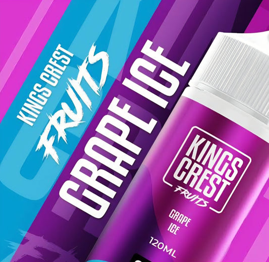 GRAPE ICE -KINGS CREST FRUITS - 120ML