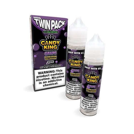 GRAPE BUBBLEGUM - CANDY KING - 60ML