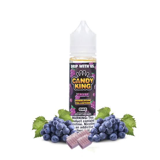 GRAPE BUBBLEGUM - CANDY KING - 60ML