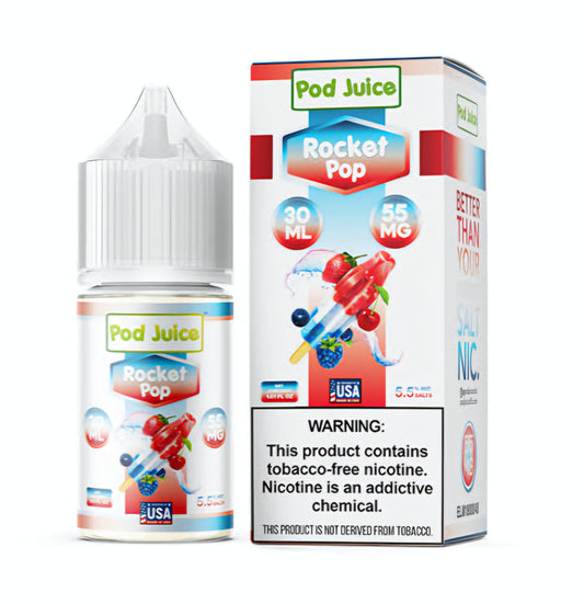 ROCKET POP FREEZE / NIC SALTS 30ML - POD JUICE