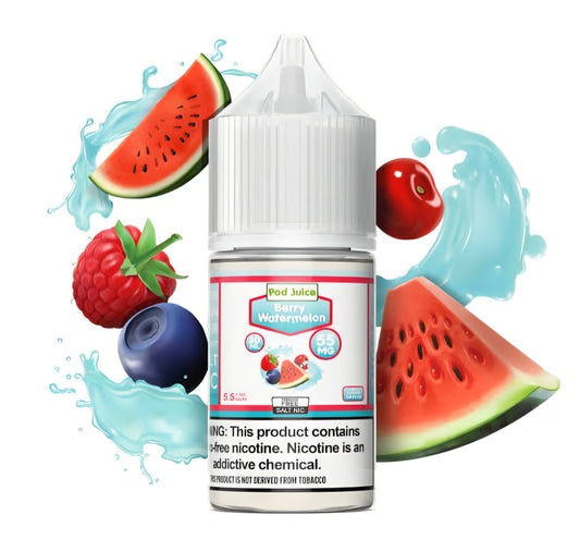BERRY WATERMELON / NIC SALTS 30ML - POD JUICE