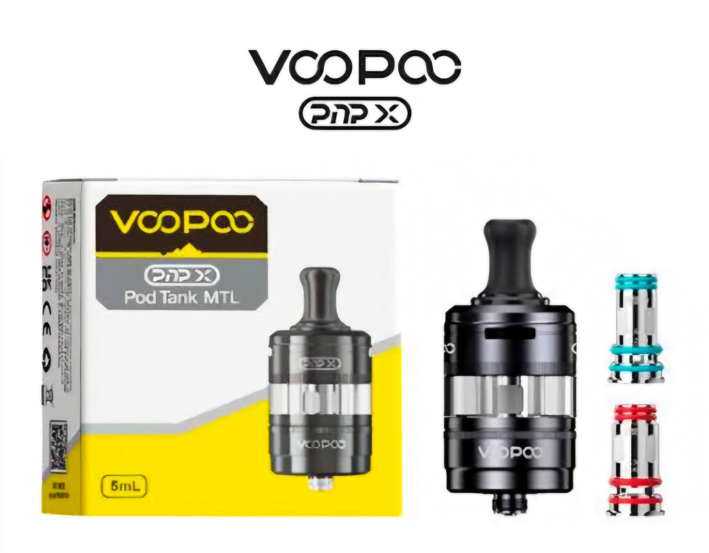 ATOMIZADOR VOOPOO PnP X POD TANK - MTL - 5ML Entrada 510