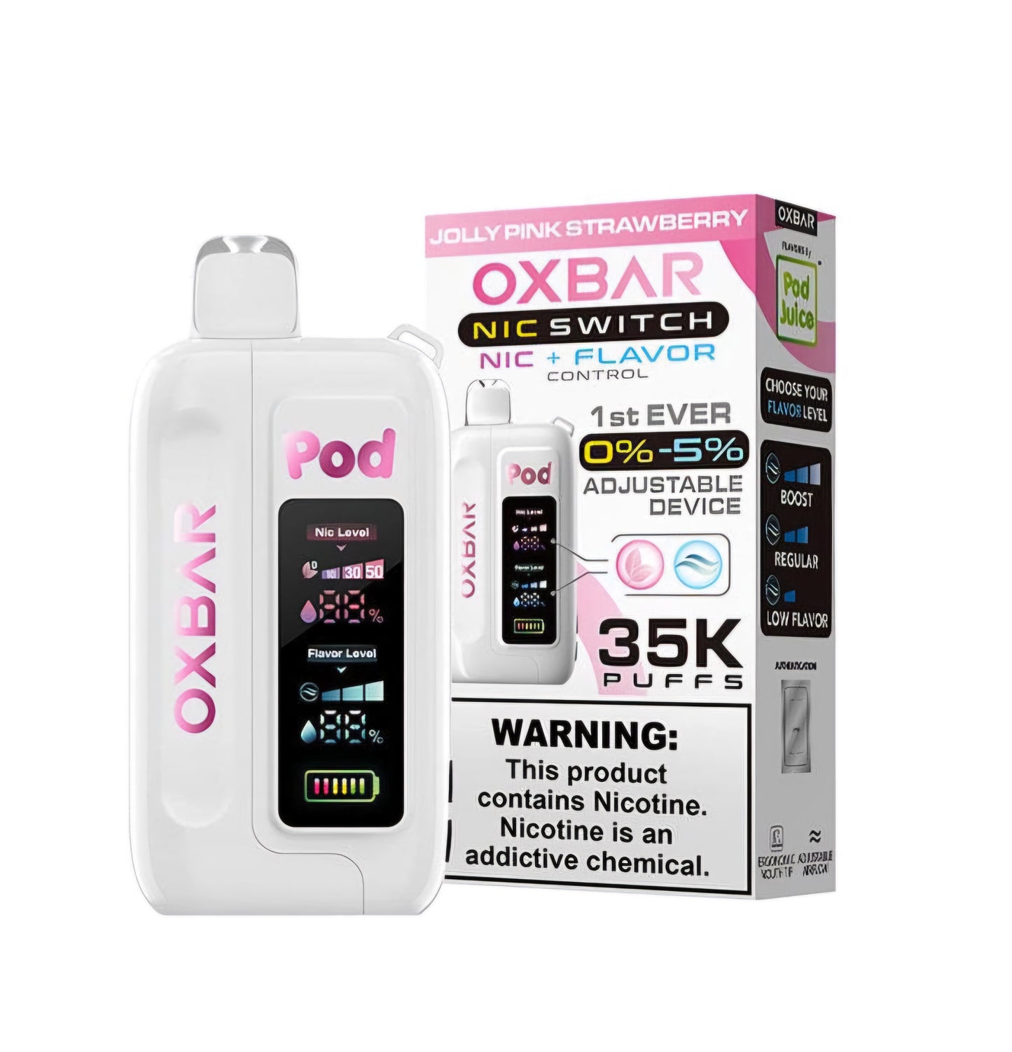 OXBAR SWITCH 35000 (control de nicotina)