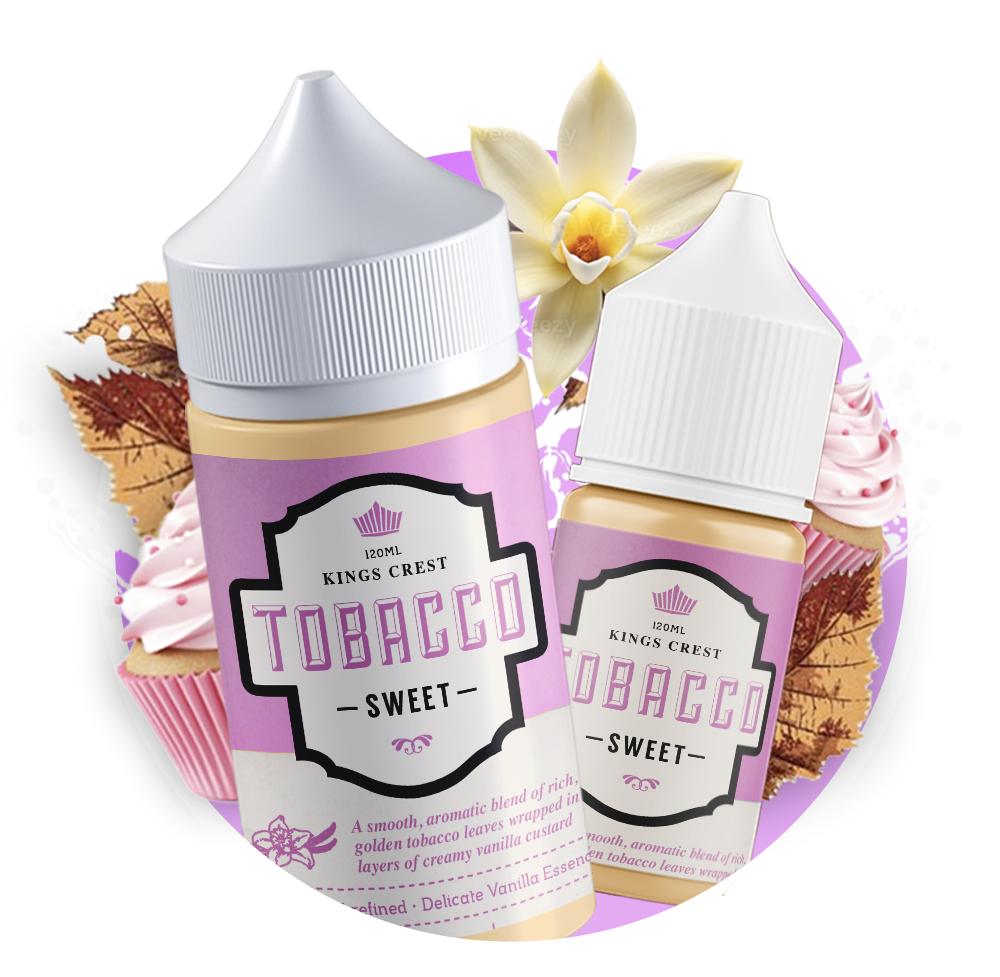 TOBACCO SWEET / NIC SALTS 3OML - KINGS CREST