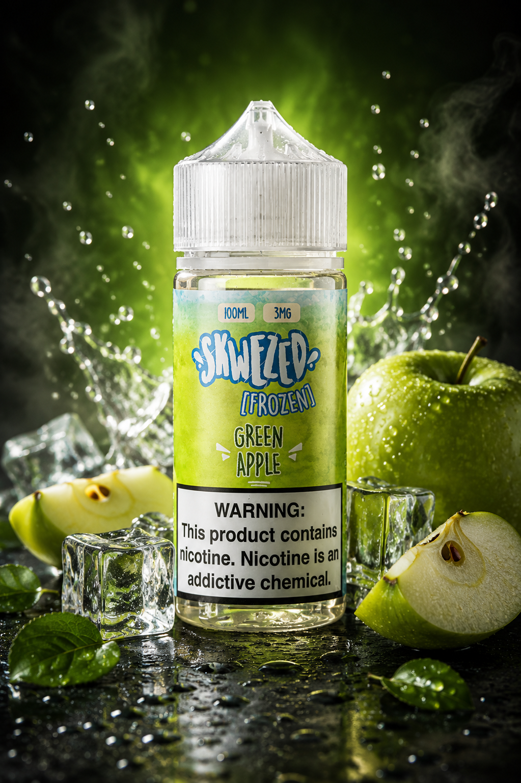 GREEN APPLE FROZEN - SKWEZED - 100ML