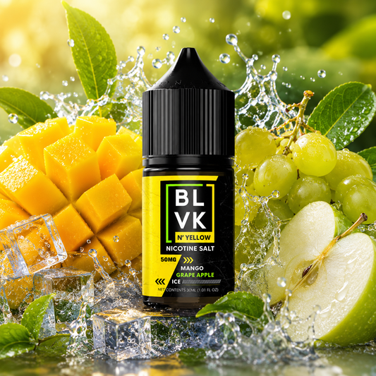 MANGO GRAPE APPLE ICE / NIC SALTS 30ML - BLVK
