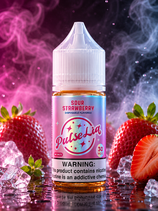 SOUR STRAWBERRY / NIC SALTS 3OML - GEEKBAR PULSE