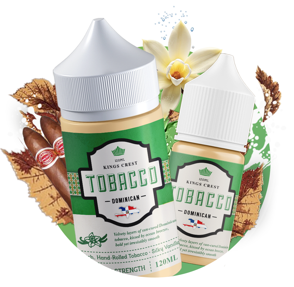 DOMINICAN TOBACCO / NIC SALTS 3OML - KINGS CREST