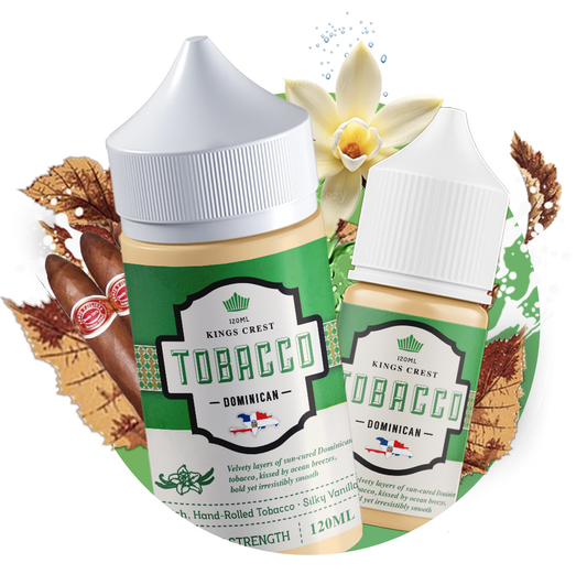 TOBACCO DOMINICAN - KINGS CREST - 120ML