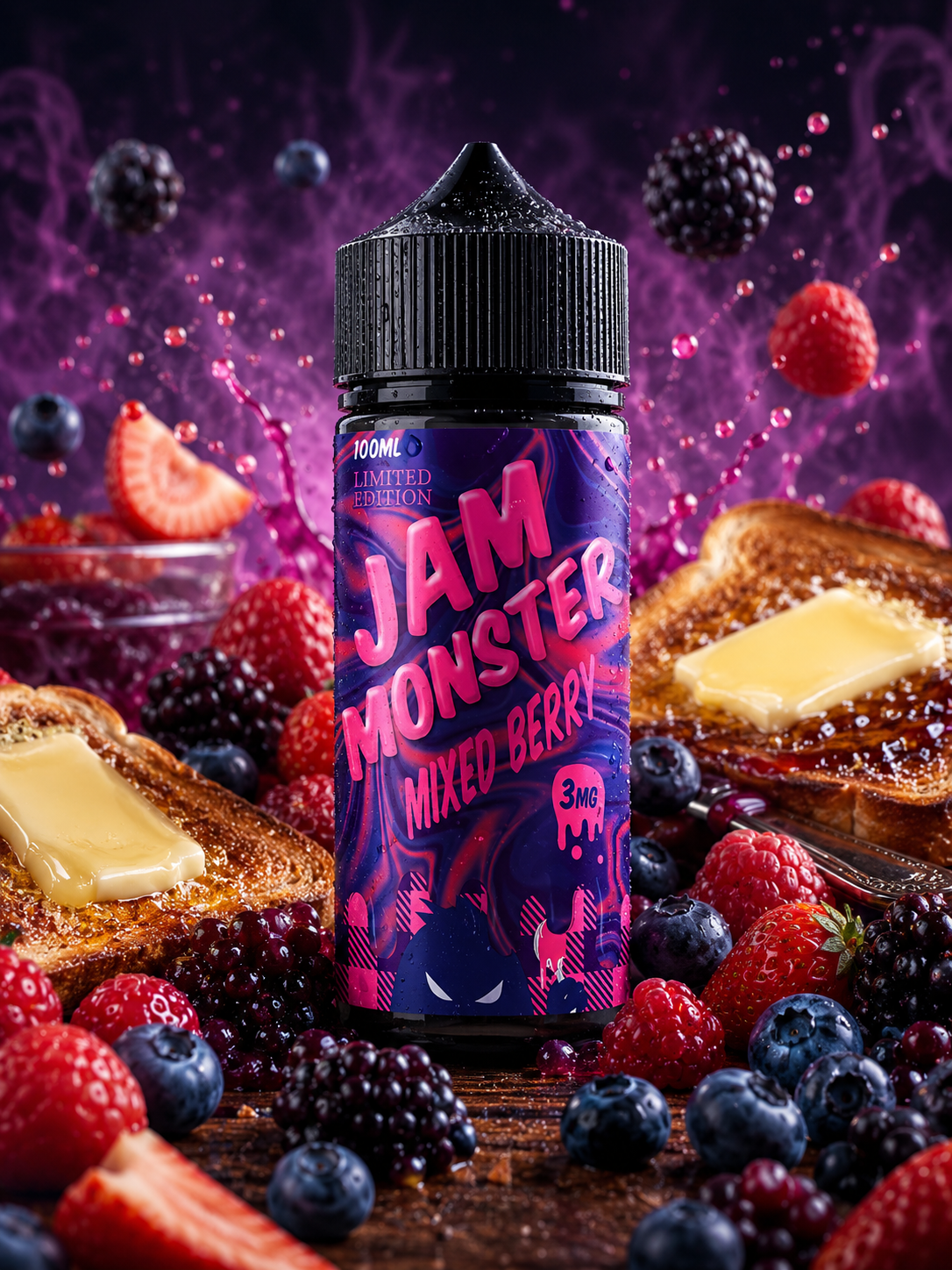 MIXED BERRY - JAM MONSTER - 100ML
