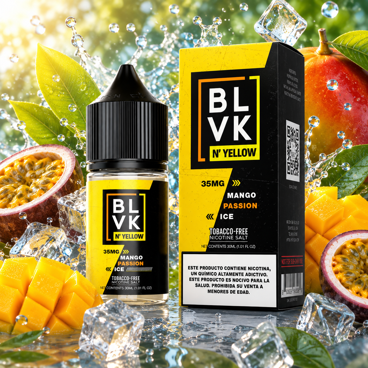 MANGO PASSION ICE  / NIC SALTS 30ML - BLVK