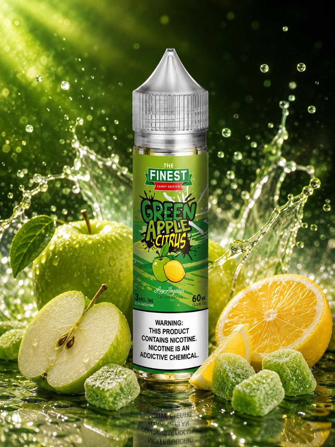 GREEN APPLE CITRUS - THE FINEST - 60 ML