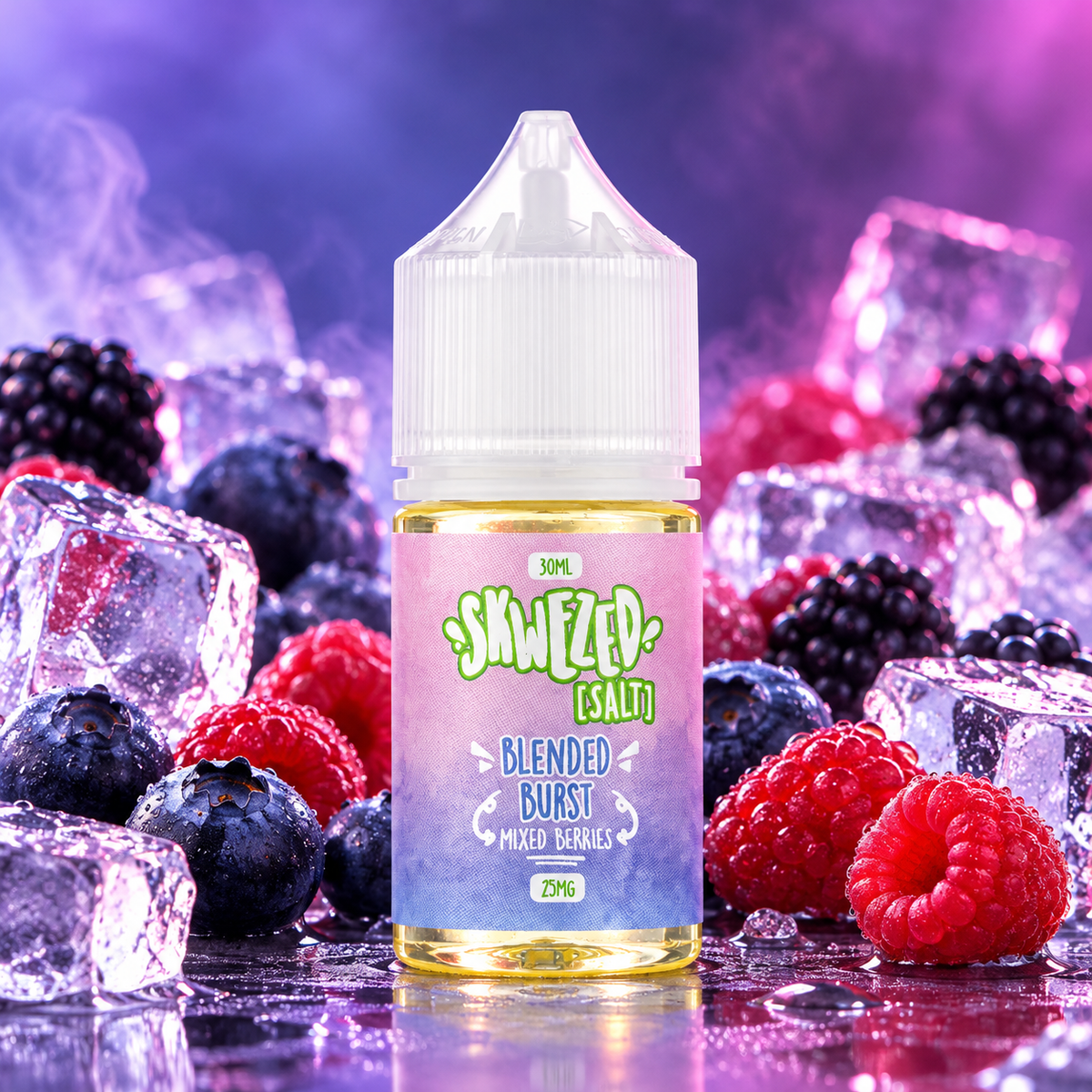 MIXED BERRIES FROZEN / NIC SALTS 30ML - SKWEZED