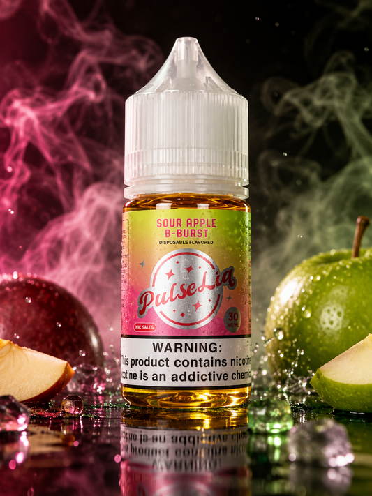 SOUR APPLE B-BURST / NIC SALTS 3OML - GEEKBAR PULSE