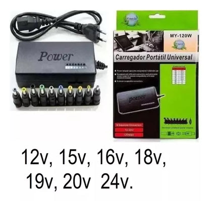 CARGADOR UNIVERSAL PARA LAPTOP