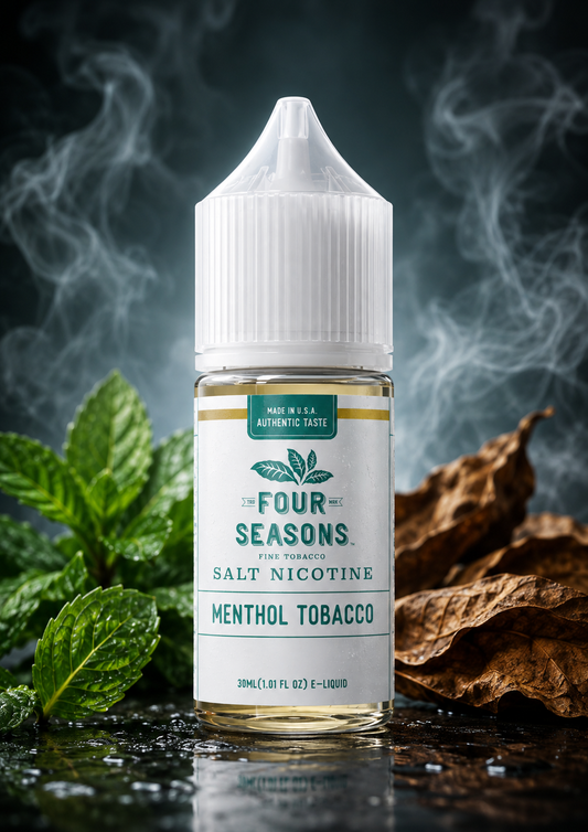 MENTHOL TOBACCO / NIC SALTS 3OML - FOUR SEASONS