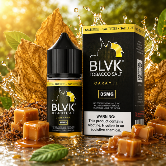 CARAMEL TOBACCO / NIC SALTS 30ML - BLVK